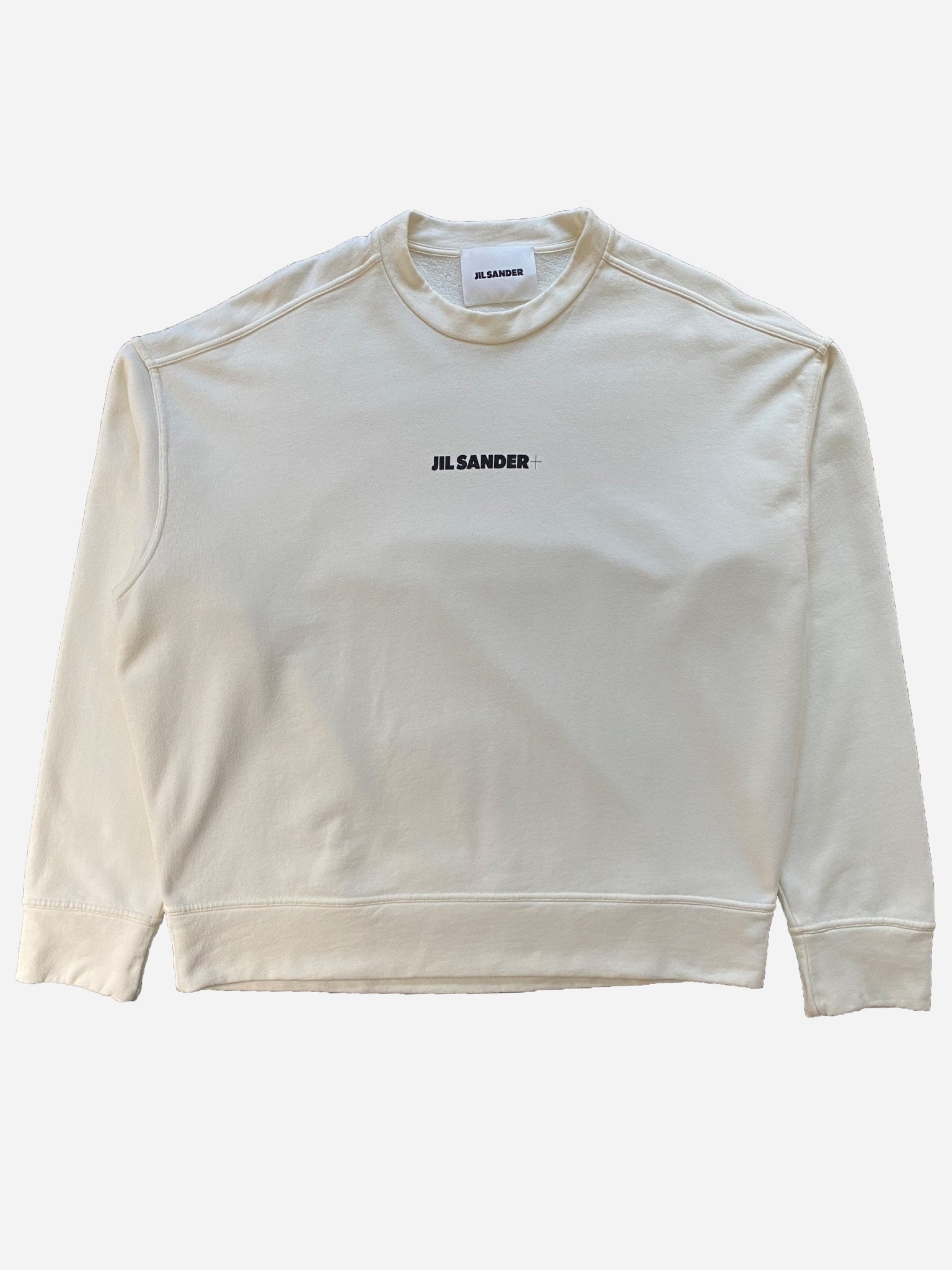 JIL SANDER + LOGO SWEATSHIRT. (L) - SEVENUES.