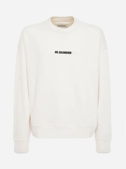 JIL SANDER + LOGO SWEATSHIRT. (L) - SEVENUES.