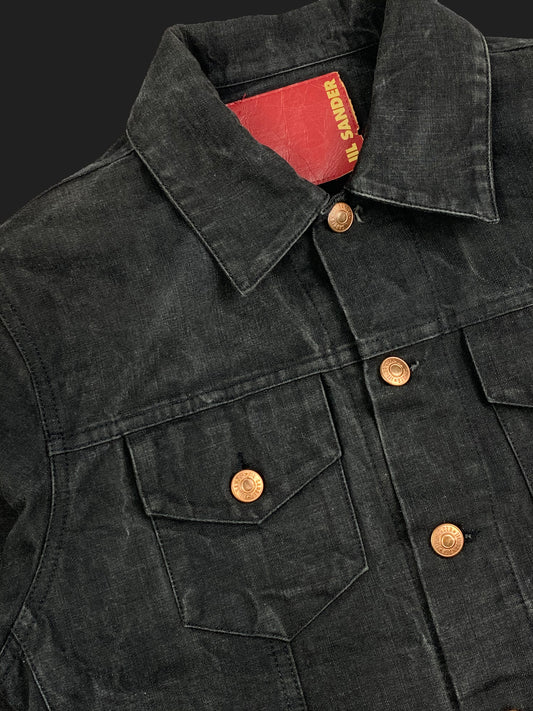 JIL SANDER 2000's DENIM JACKET. (M)