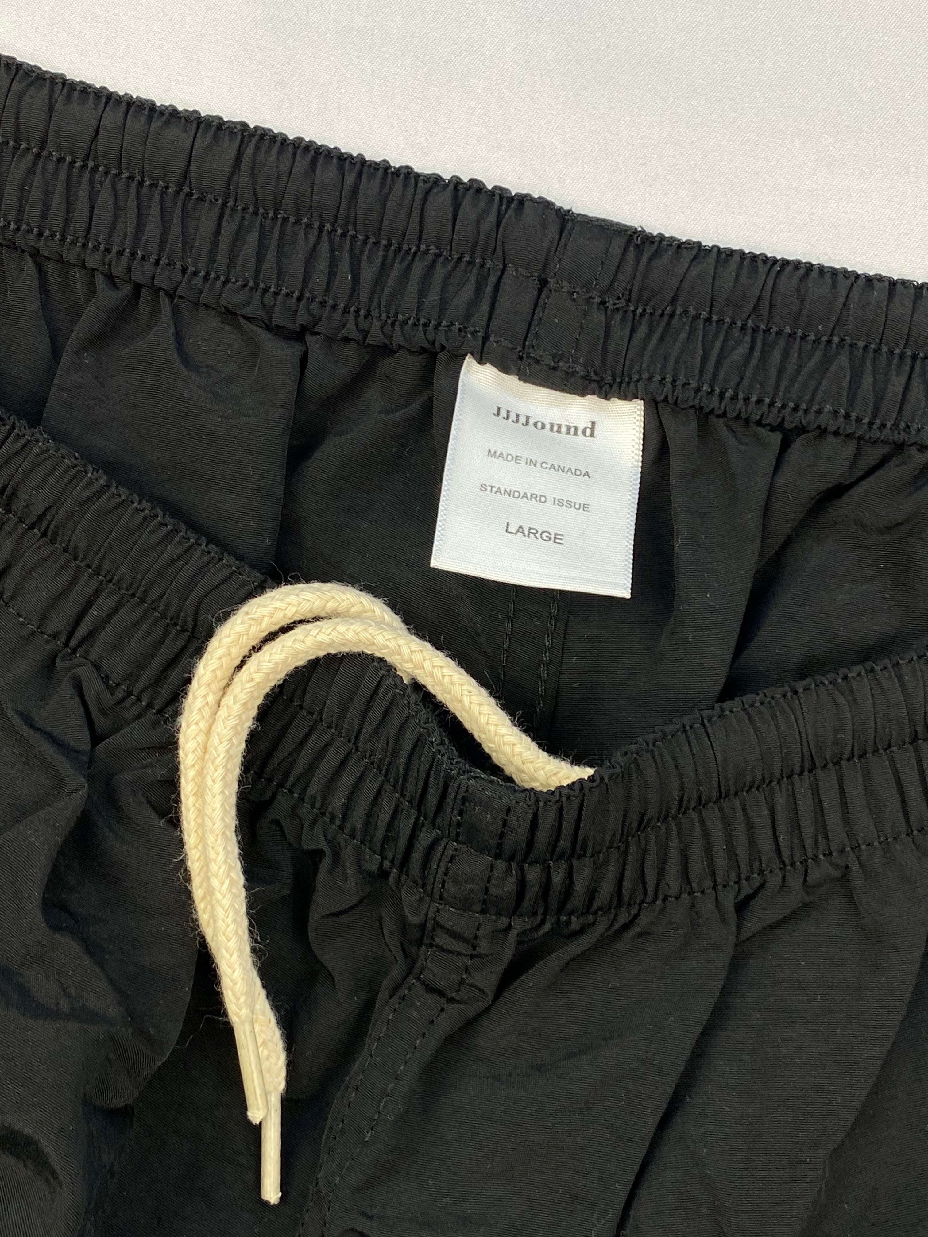 JJJJOUND NYLON LOGO SHORTS. (L) – SEVENUES.