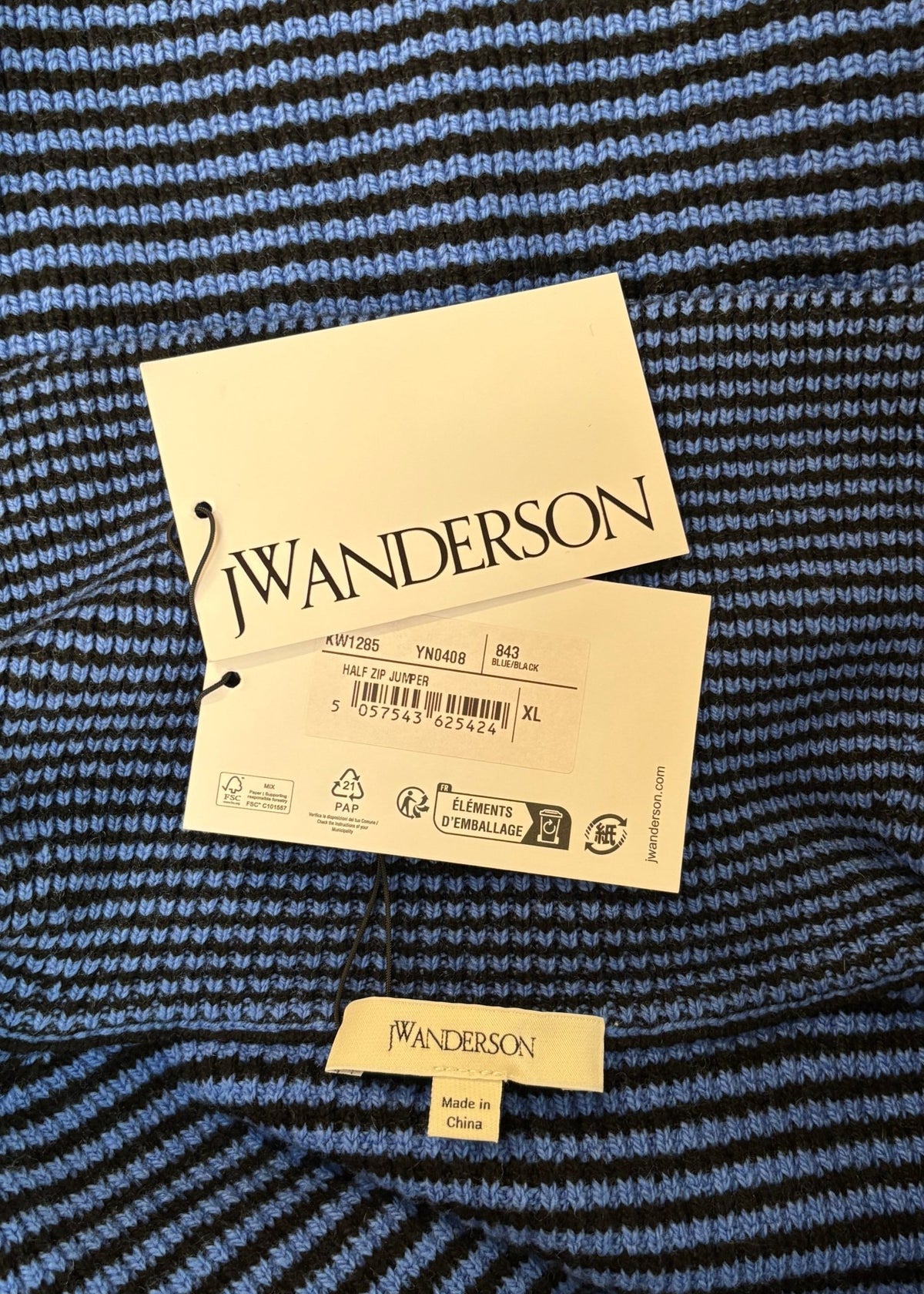 jw anderson halfzip (XL) - SEVENUES.