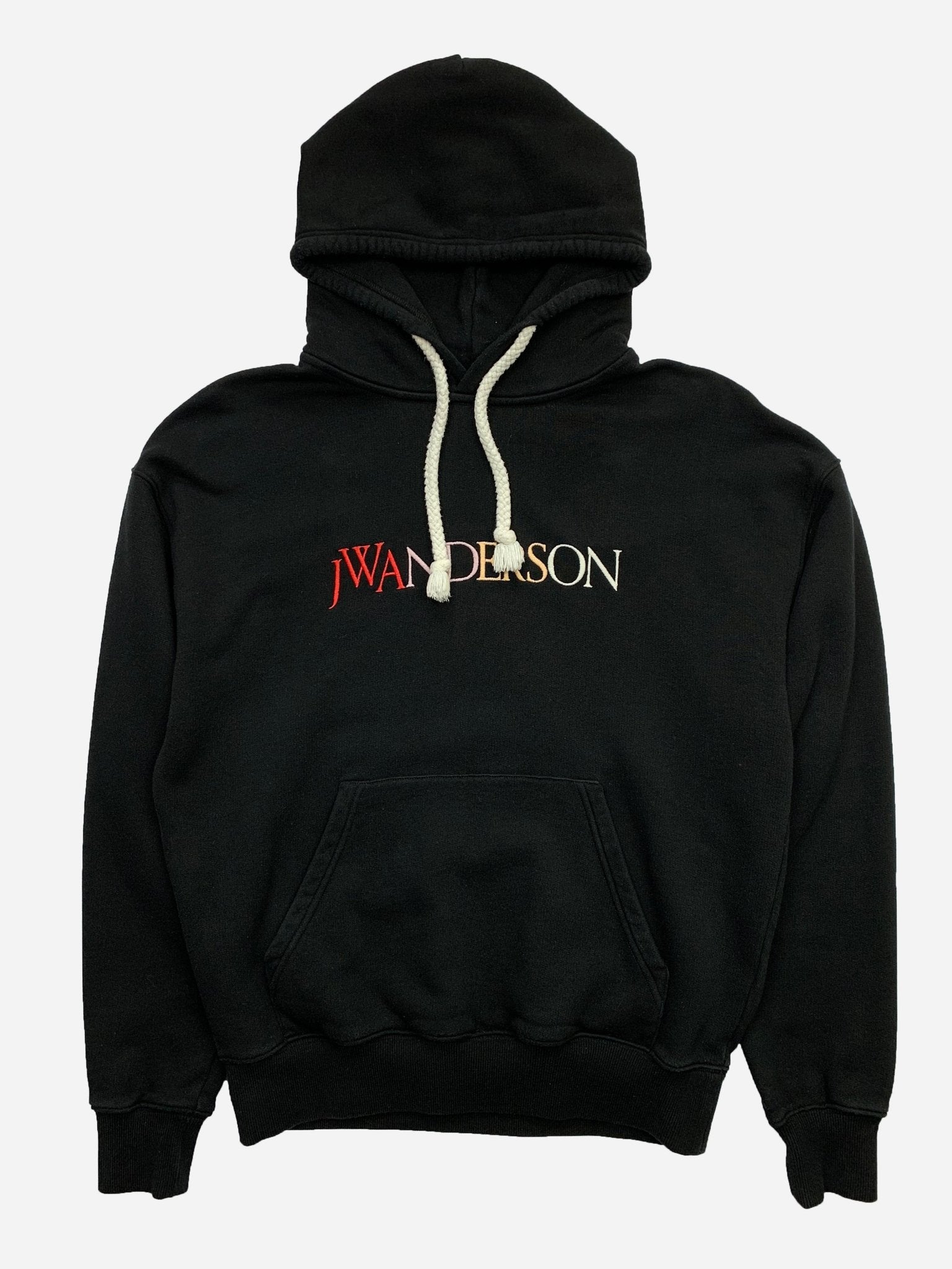 J.W. ANDERSON LOGO EMBROIDERY HOODIE. (S) - SEVENUES.