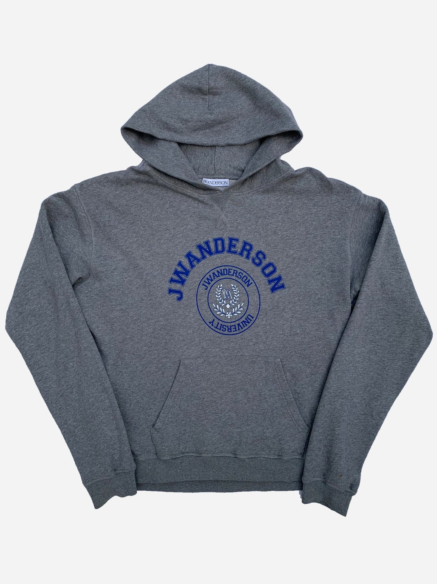 J.W. ANDERSON UNIVERSITY HOODED SWEATSHIRT. (L) - SEVENUES.