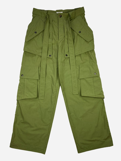 KENZO PARIS COTTON TWILL BELTED CARGO PANTS. (31) - SEVENUES.