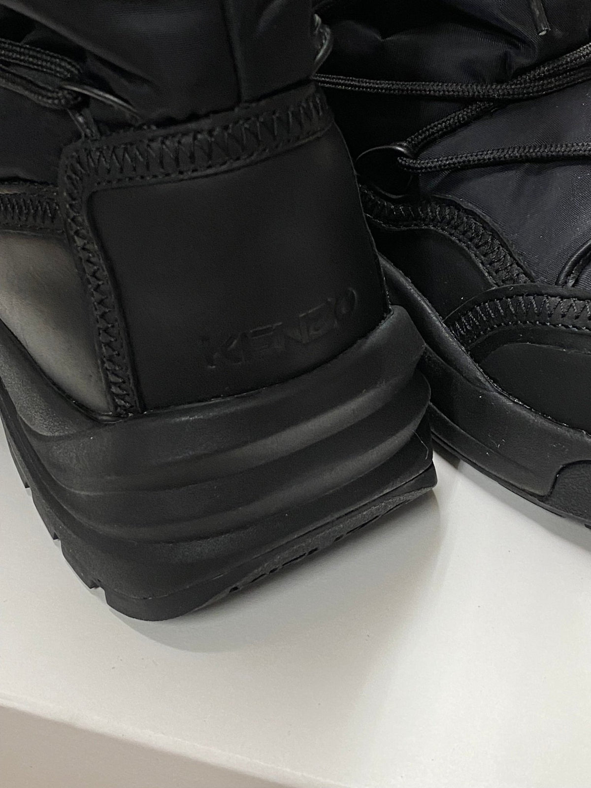 KENZO PARIS NYLON WORK SNOW BOOTS. (41) - SEVENUES.