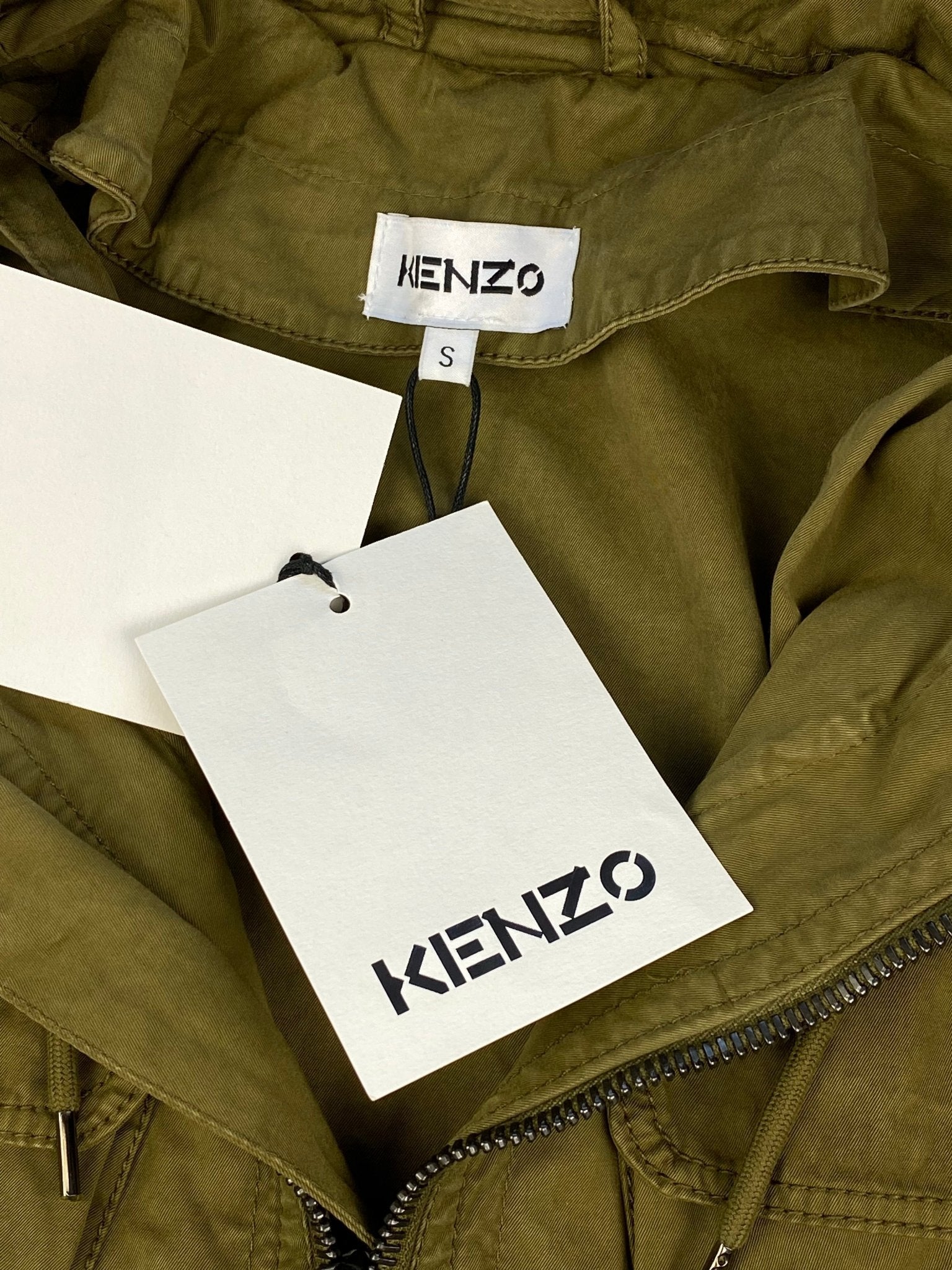 KENZO PARIS OVERDYED UTILITY PARKA. (S) - SEVENUES.