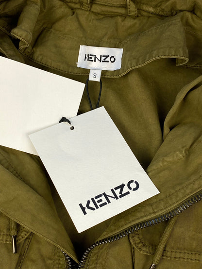 KENZO PARIS OVERDYED UTILITY PARKA. (S)