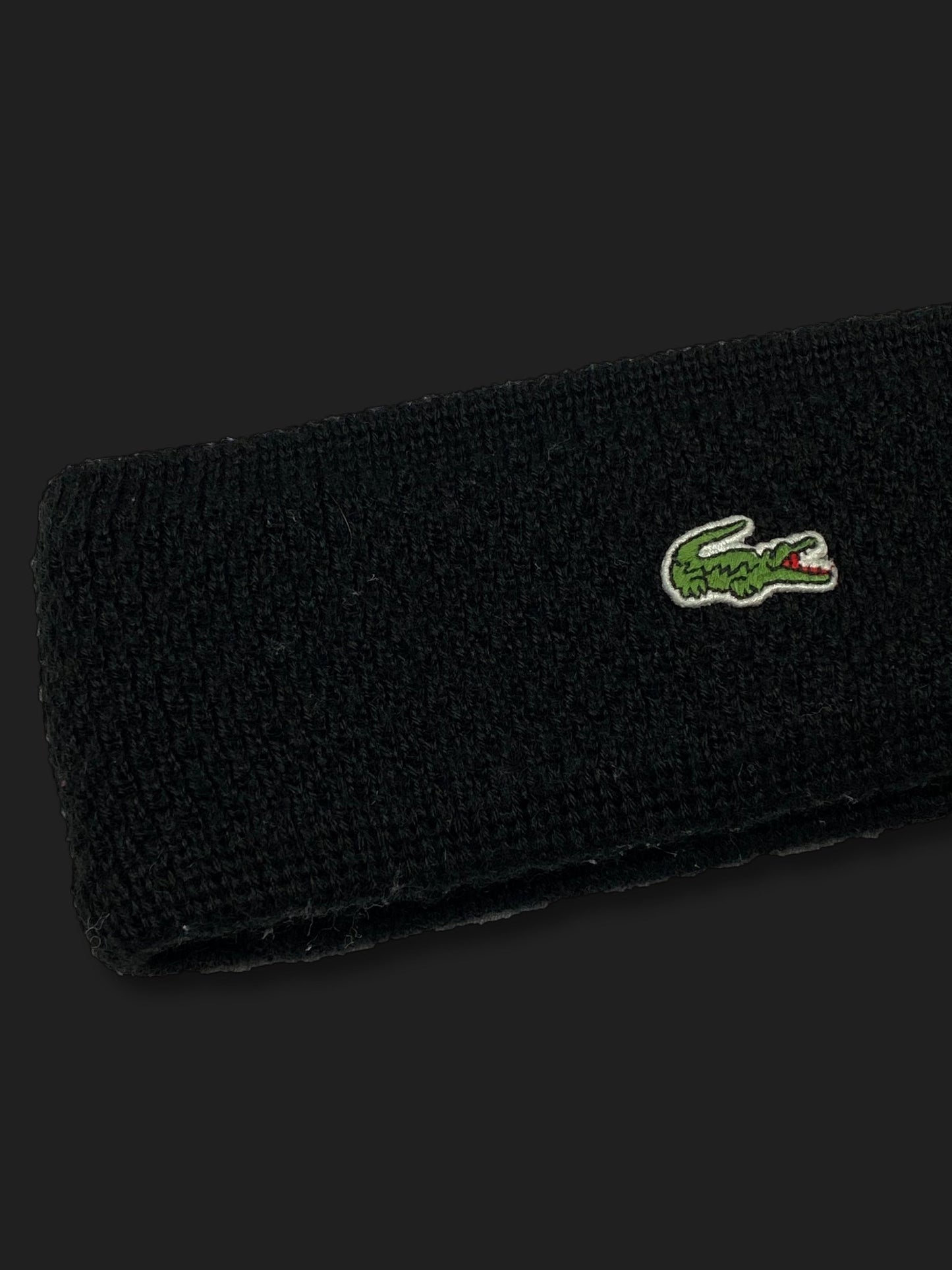 LACOSTE WOOL LOGO HEADBAND. - SEVENUES.