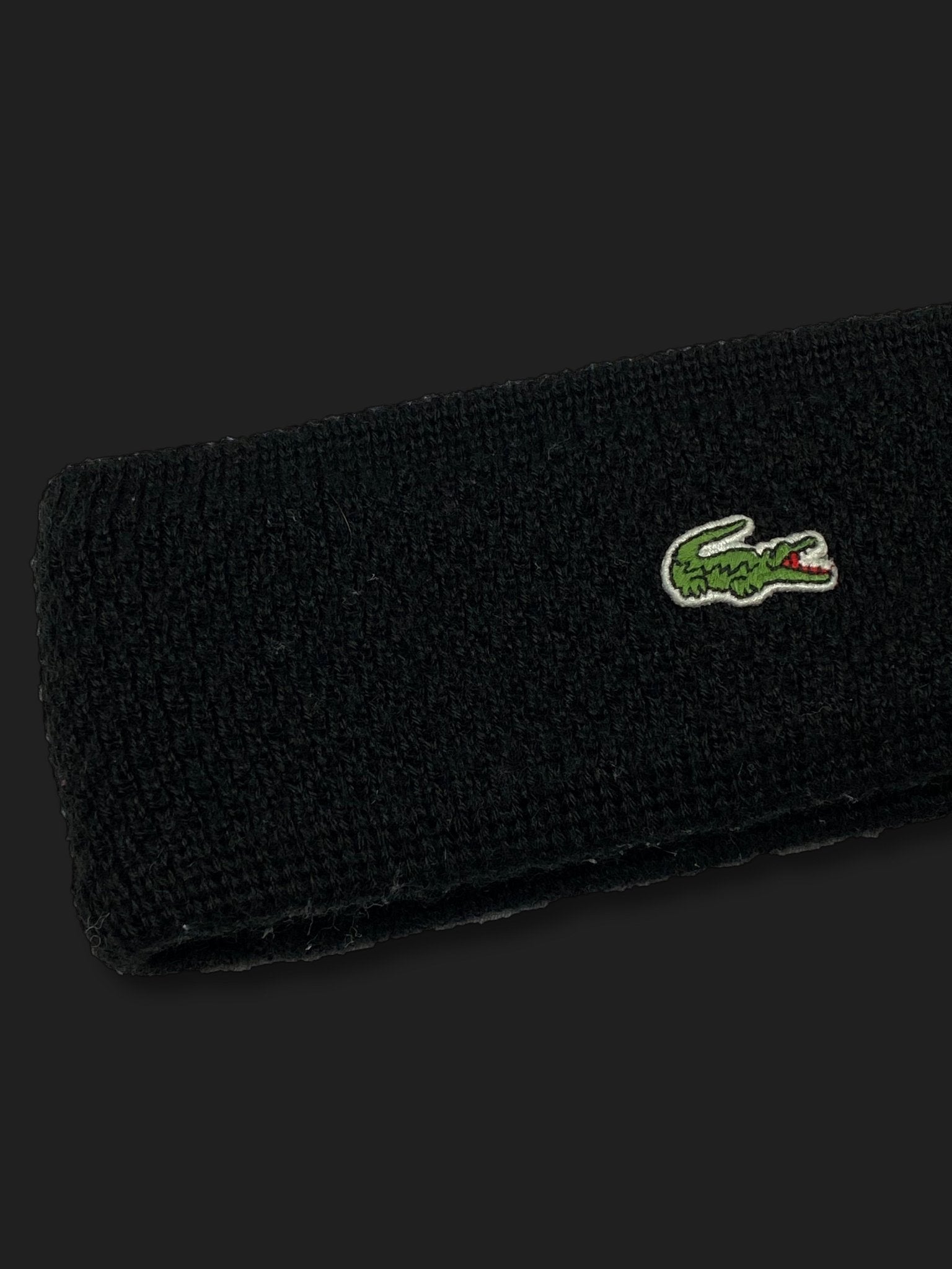 LACOSTE WOOL LOGO HEADBAND. - SEVENUES.