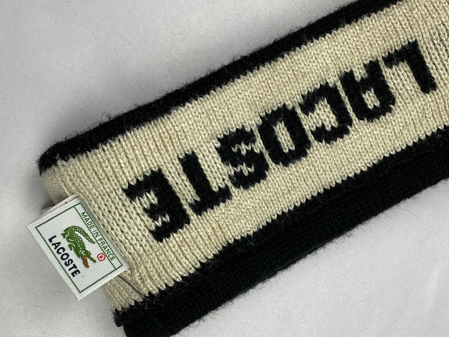 LACOSTE WOOL LOGO HEADBAND. - SEVENUES.