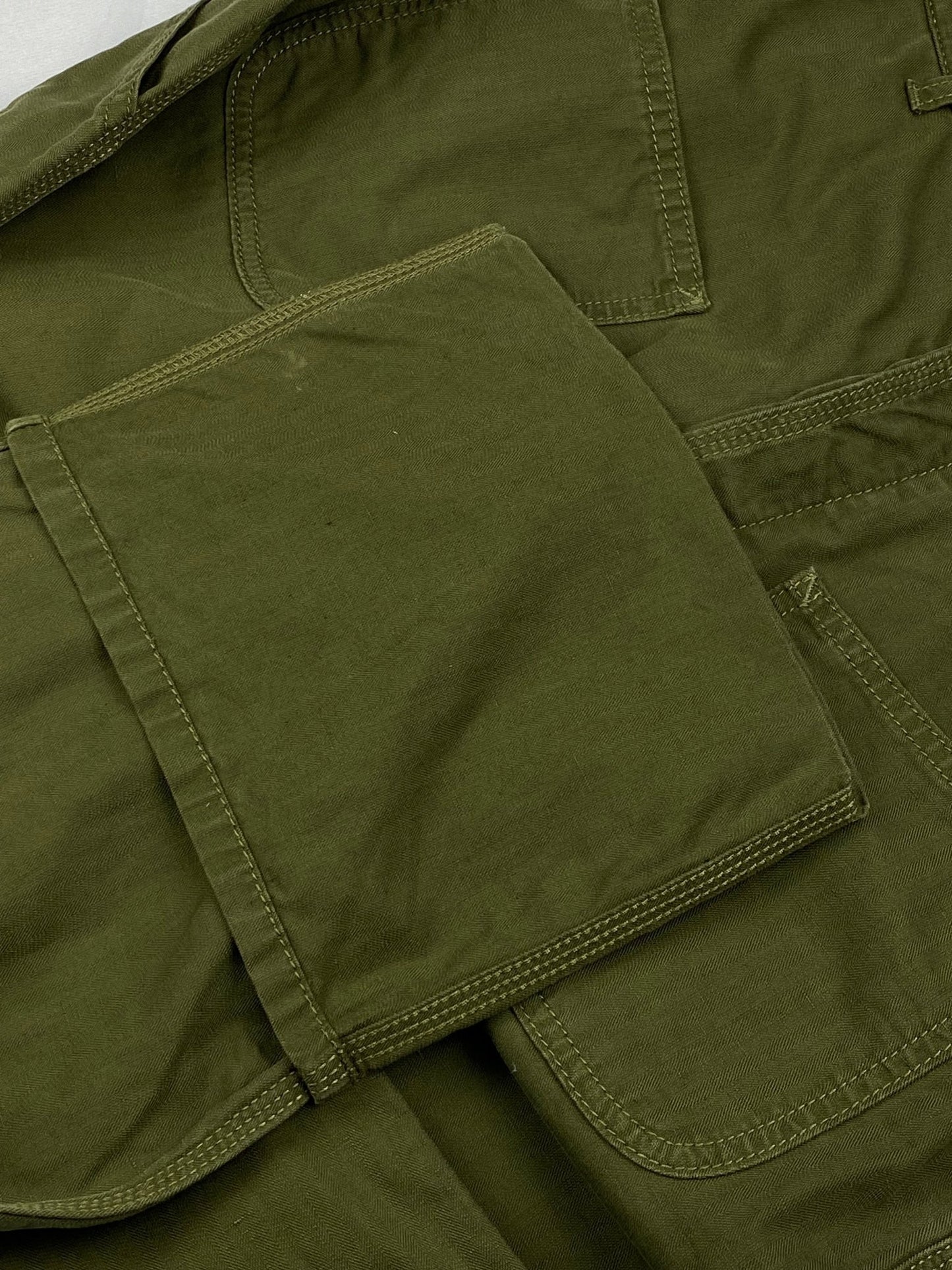 LOEWE S/S 2019 CANVAS WORKWEAR PANTS. (50 / M) - SEVENUES.