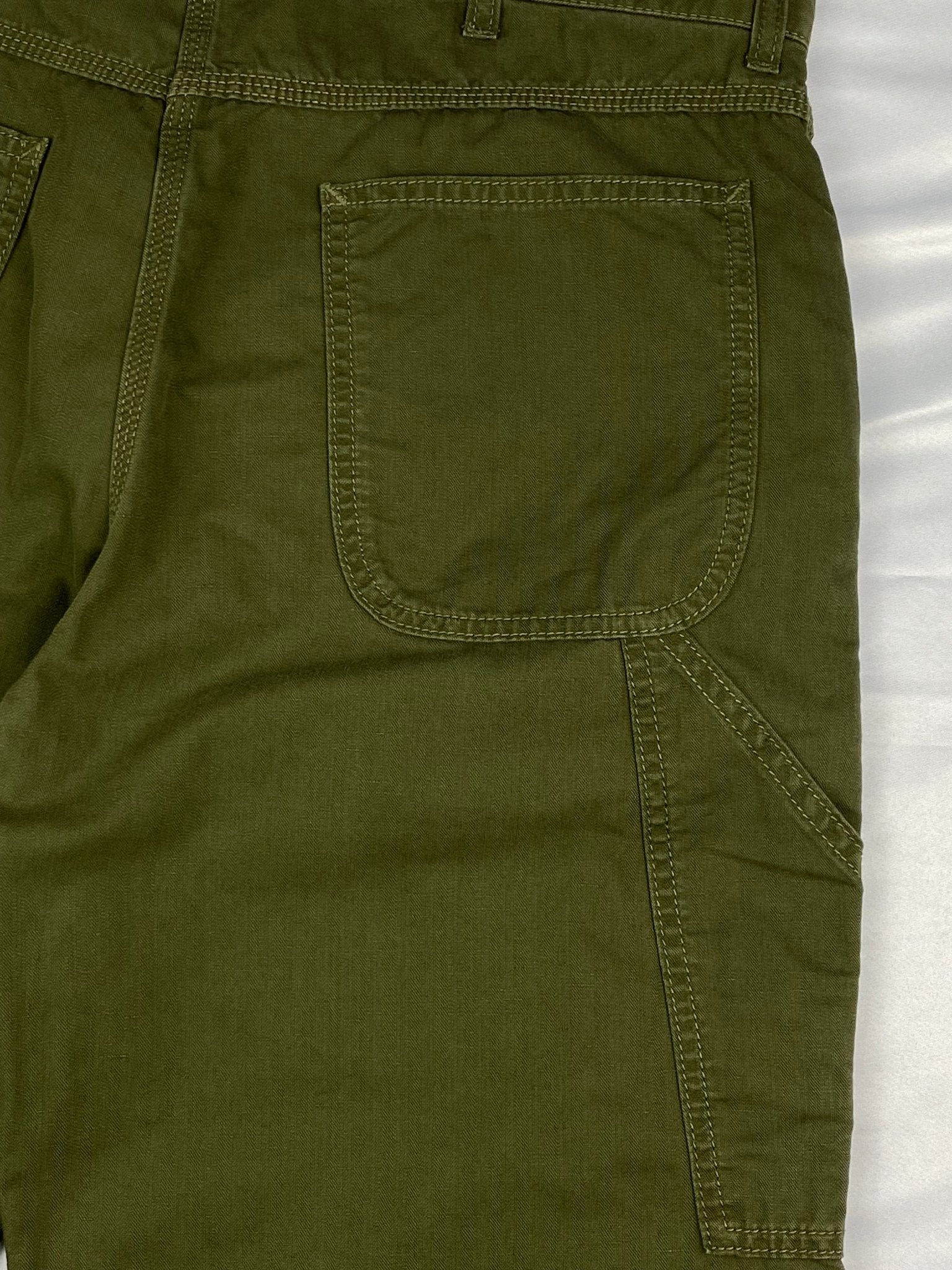 LOEWE S/S 2019 CANVAS WORKWEAR PANTS. (50 / M) - SEVENUES.