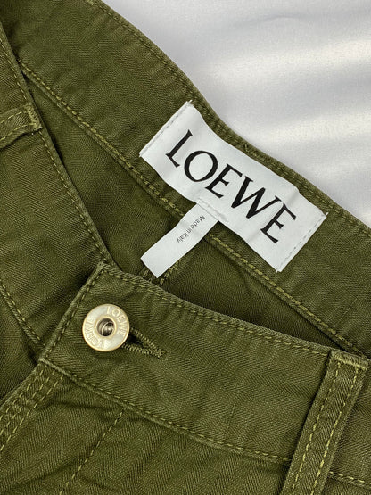 LOEWE S/S 2019 CANVAS WORKWEAR PANTS. (50 / M)