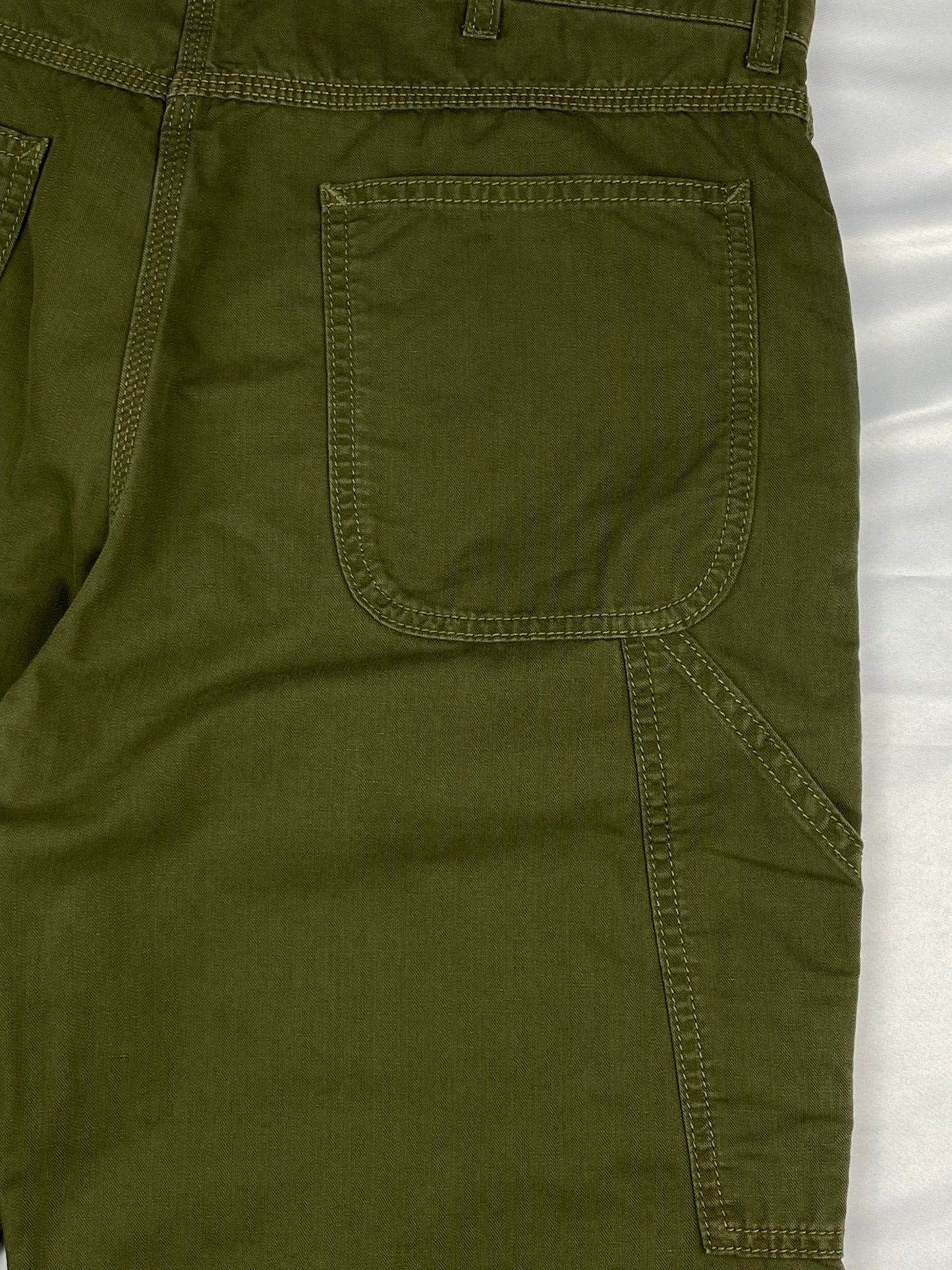 LOEWE S/S 2019 CANVAS WORKWEAR PANTS. (50 / M)