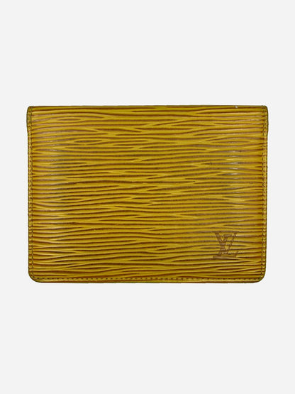 LOUIS VUITTON EPI LEATHER ID / CARDHOLDER. - SEVENUES.