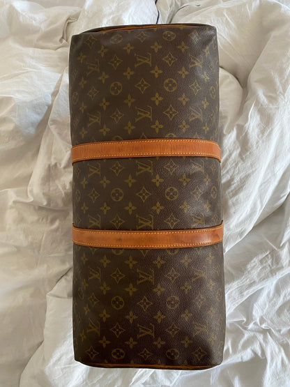 LOUIS VUITTON KEEPALL 50 WEEKENDER BAG. - SEVENUES.