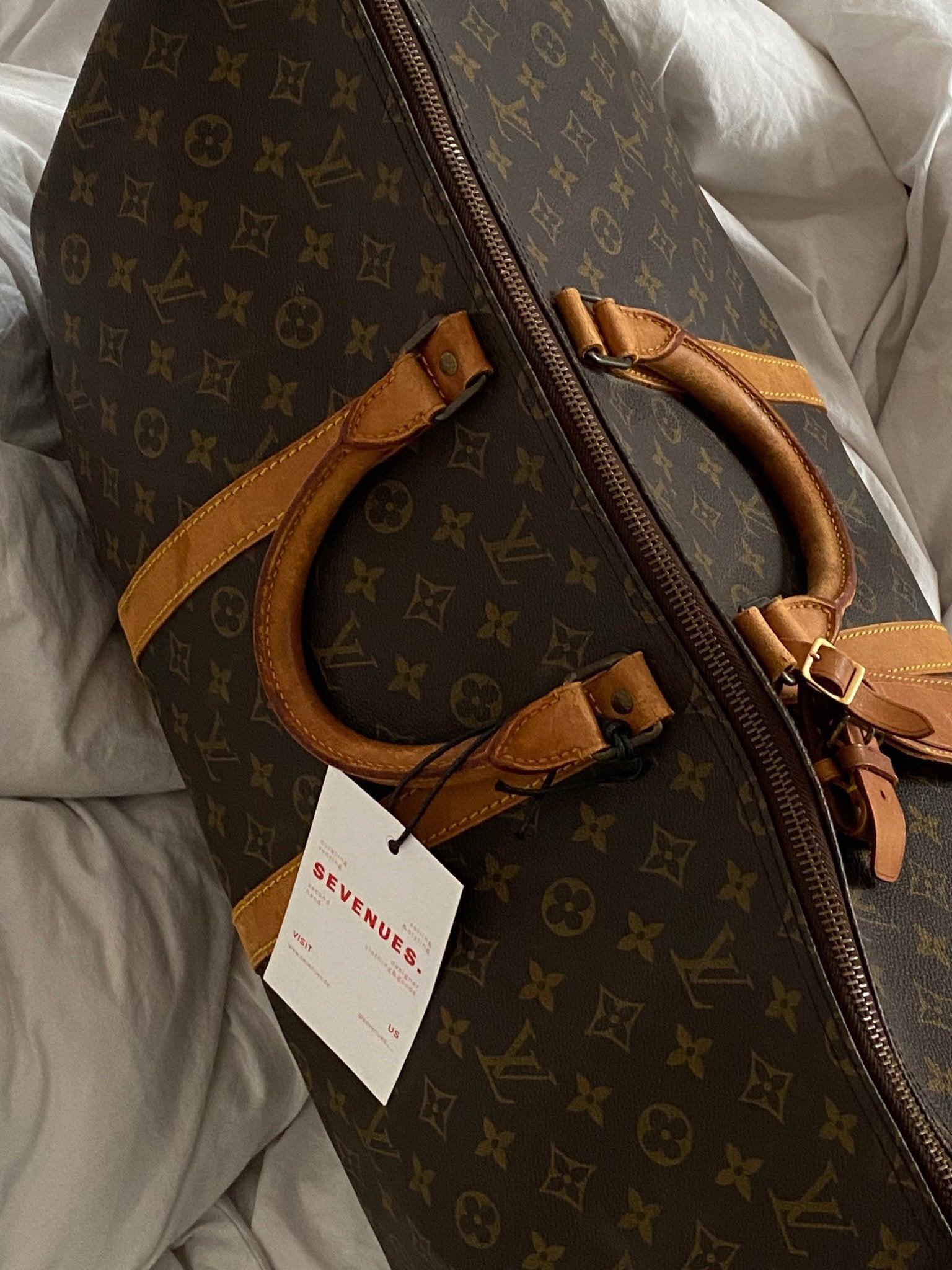 LOUIS VUITTON KEEPALL 55 WEEKENDER. - SEVENUES.