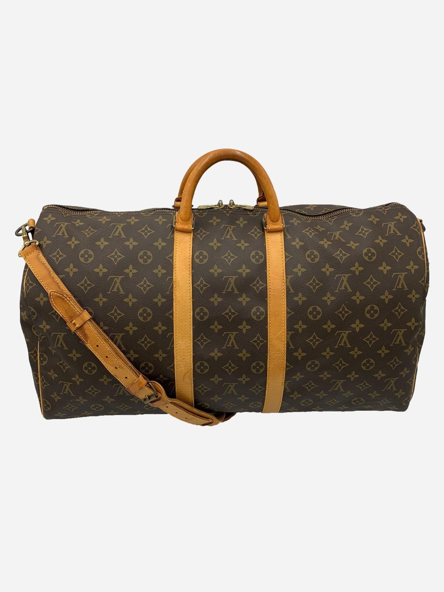 LOUIS VUITTON KEEPALL BANDOULIÈRE 55 WEEKENDER. - SEVENUES.