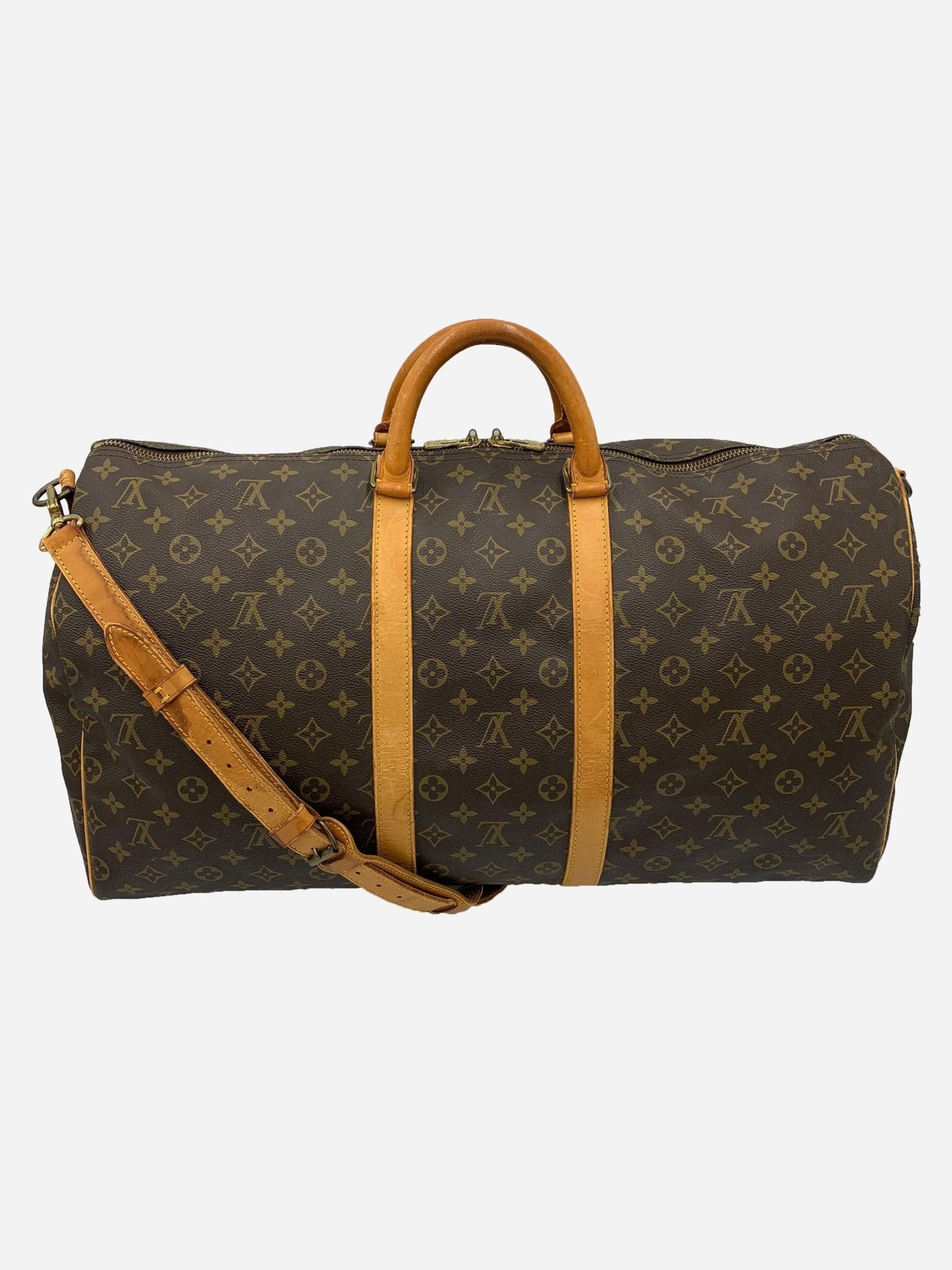 LOUIS VUITTON KEEPALL BANDOULIÈRE 55 WEEKENDER. - SEVENUES.