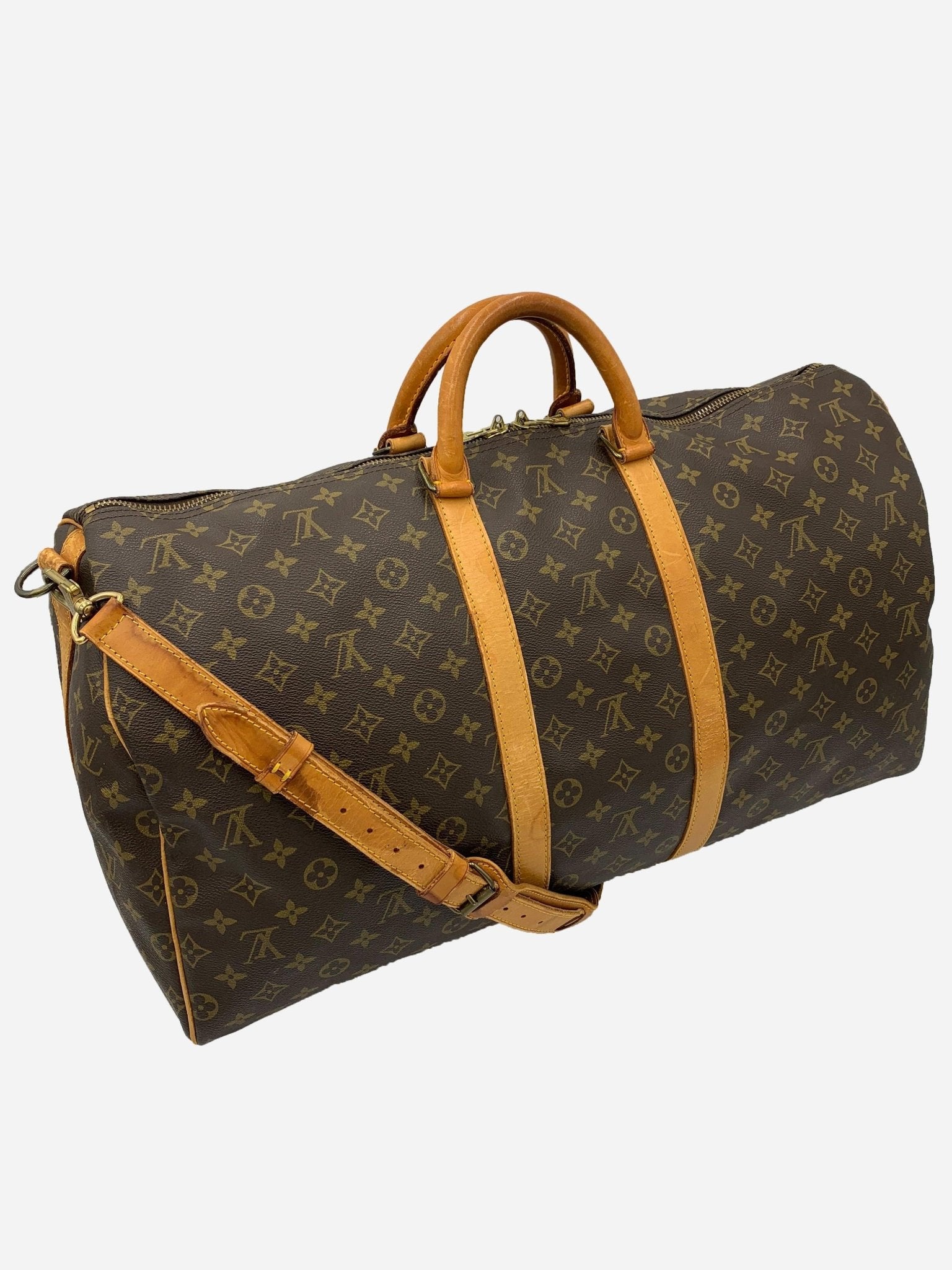 LOUIS VUITTON KEEPALL BANDOULIÈRE 55 WEEKENDER. - SEVENUES.