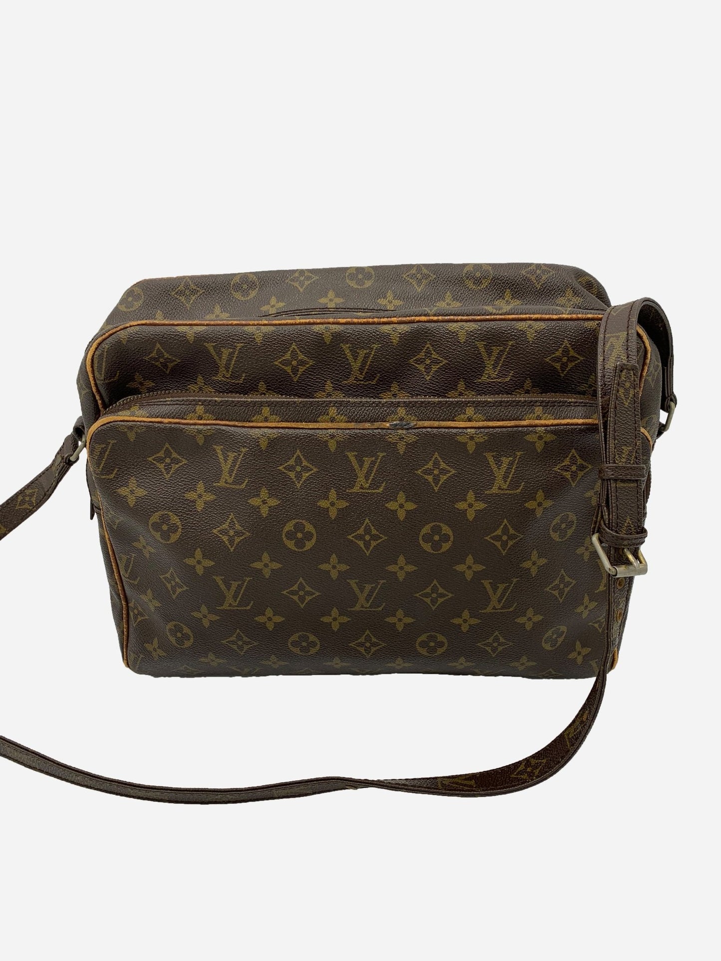 LOUIS VUITTON NILE MONOGRAM CANVAS MESSENGER BAG. - SEVENUES.