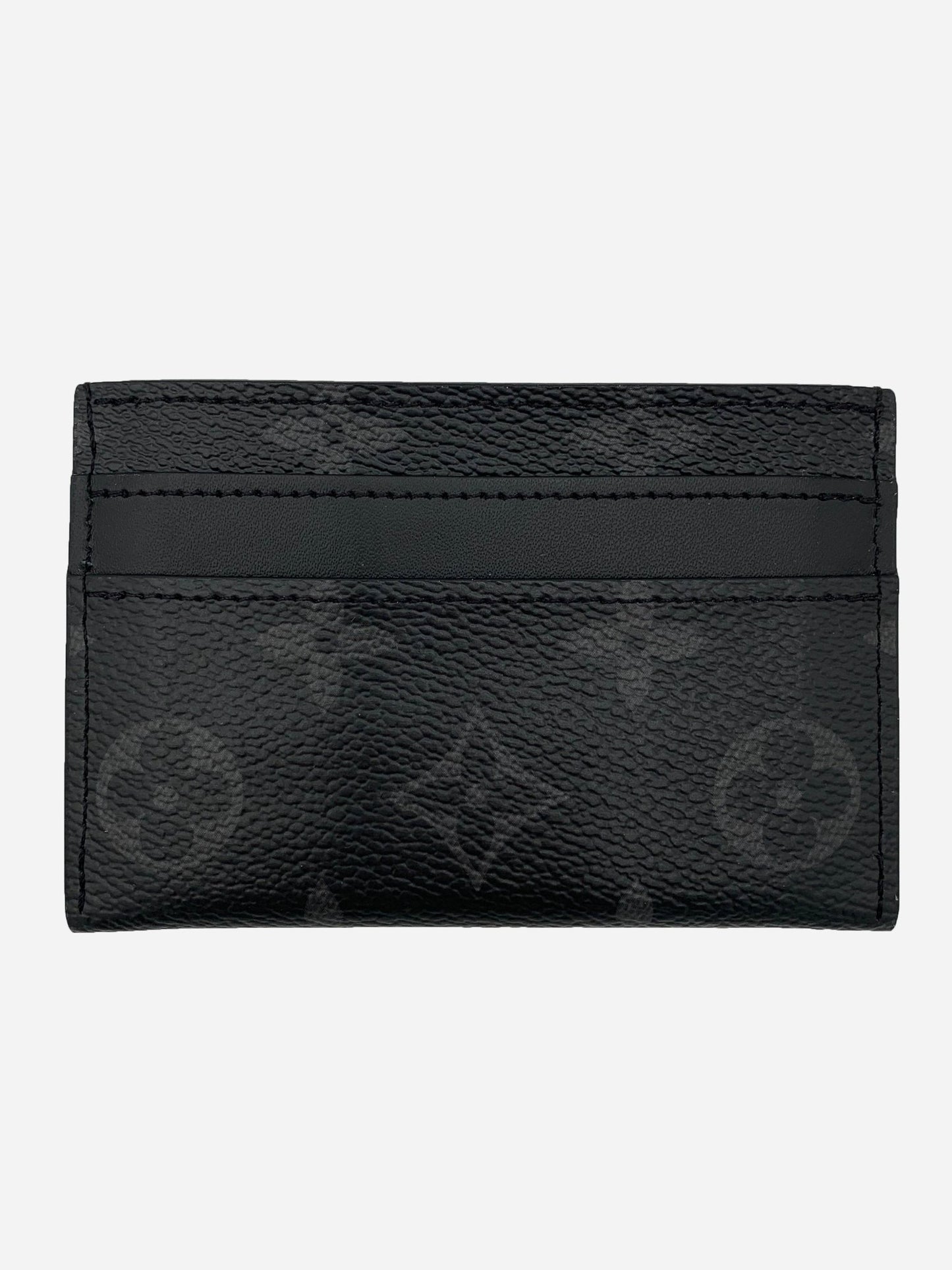 LOUIS VUITTON PORTE - CARTES DOUBLE MONOGRAM ECLIPSE CARDHOLDER. - SEVENUES.