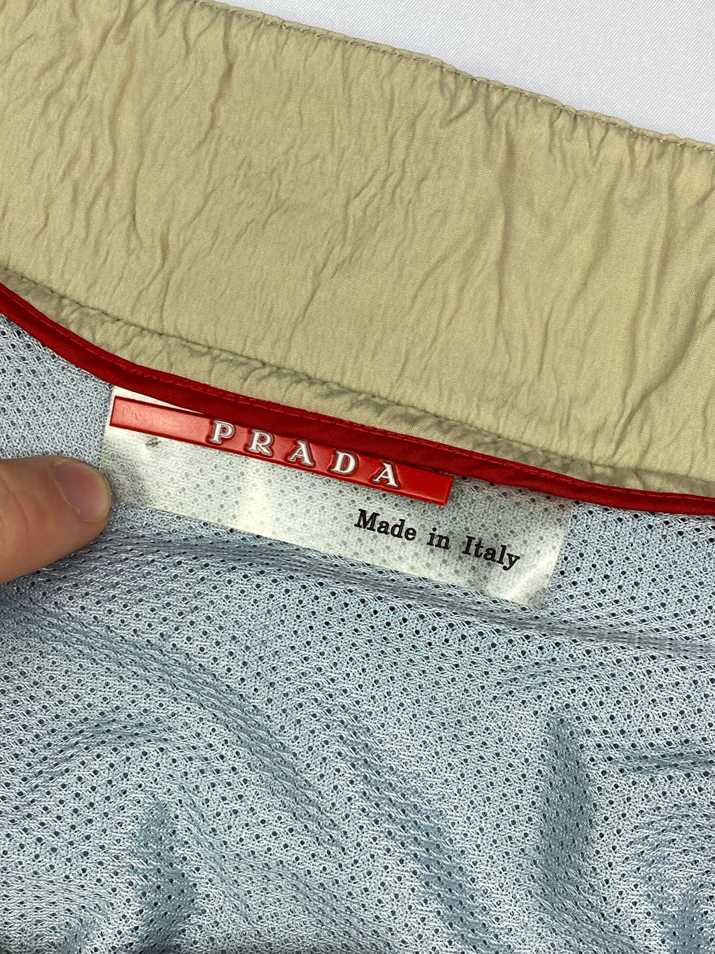 PRADA LINEA ROSSA F/W 1999 PARACHUTE PANTS. (52 / L)