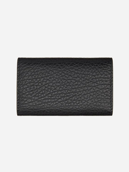 MAISON MARGIELA 4 - STITCHES GRAINED LEATHER KEYHOLDER. - SEVENUES.