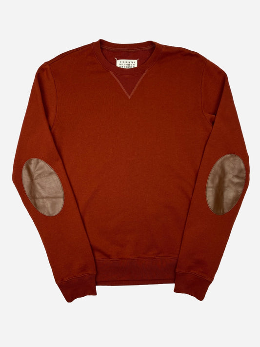 MAISON MARGIELA A/W '18 ELBOW PATCH CREWNECK SWEATSHIRT. (50 / M) - SEVENUES.