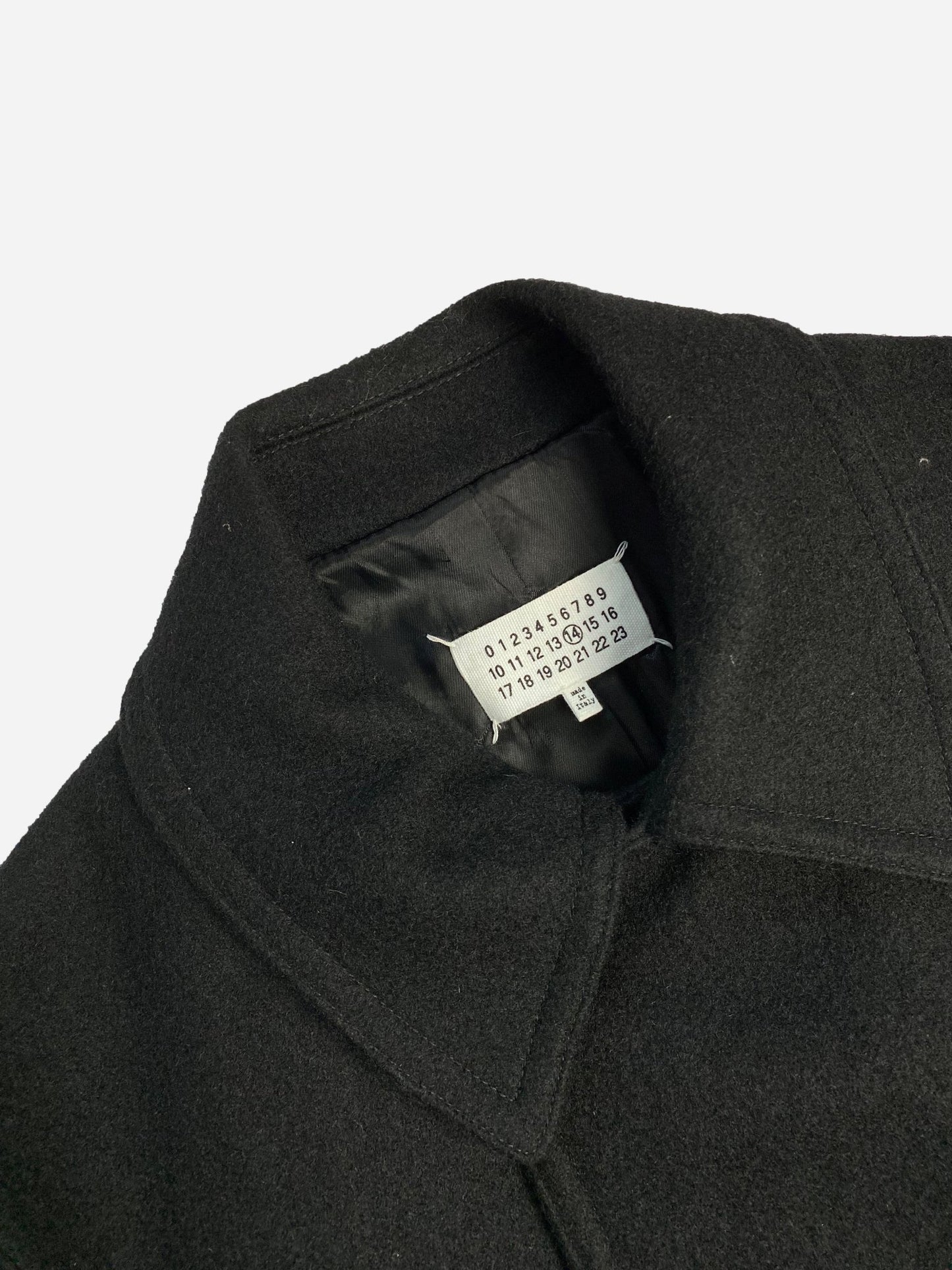 MAISON MARGIELA F/W 2014 WOOL COAT JACKET. (48 / M) - SEVENUES.