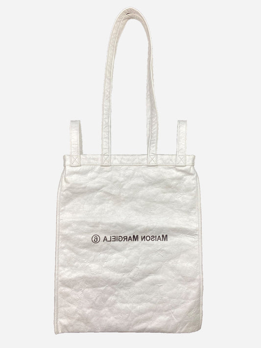 MAISON MARGIELA 'MM6' CRINKLE TOTE BAG. - SEVENUES.