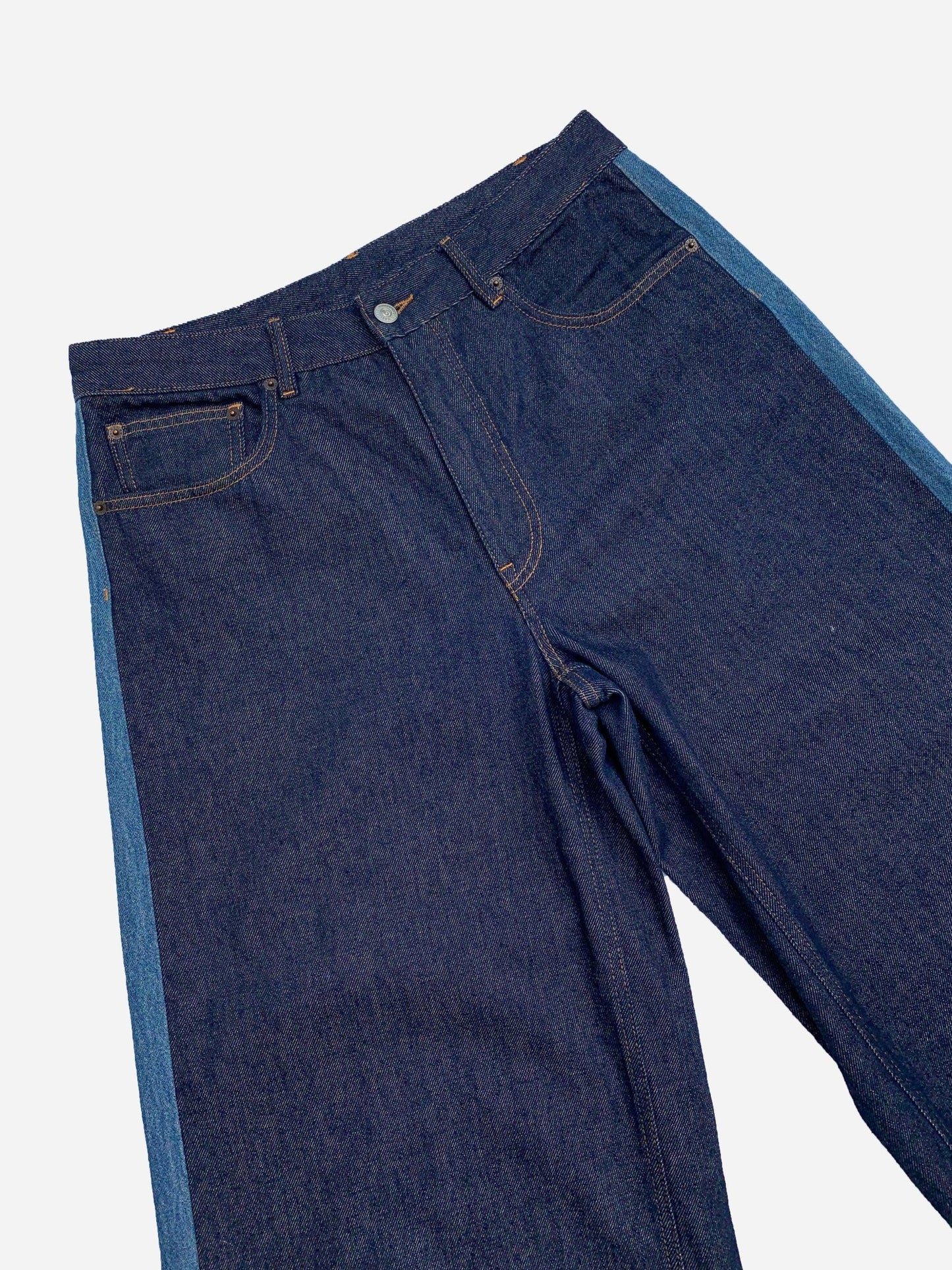 MAISON MARGIELA MM6 FLARED OVERSIZED DENIM. (46) - SEVENUES.