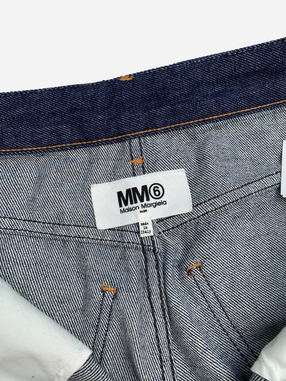 MAISON MARGIELA MM6 FLARED OVERSIZED DENIM. (46) - SEVENUES.