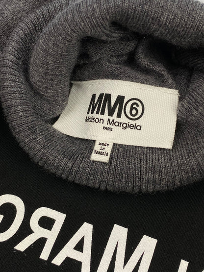 MAISON MARGIELA 'MM6' F/W 2019 MIRRORED LOGO TURTLENECK. (XS) - SEVENUES.