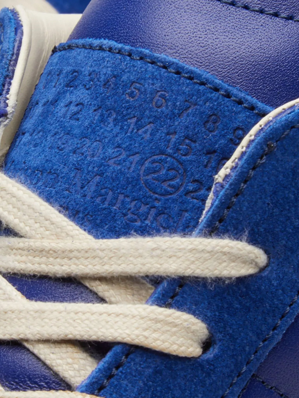 MAISON MARGIELA REPLICA GAT HIGH LEATHER SNEAKERS. (46) - SEVENUES.
