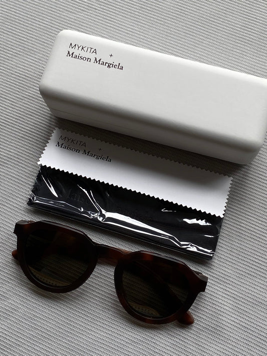 MAISON MARGIELA X MYKITA 'MMRAW007' ACETATE SUNGLASSES. - SEVENUES.