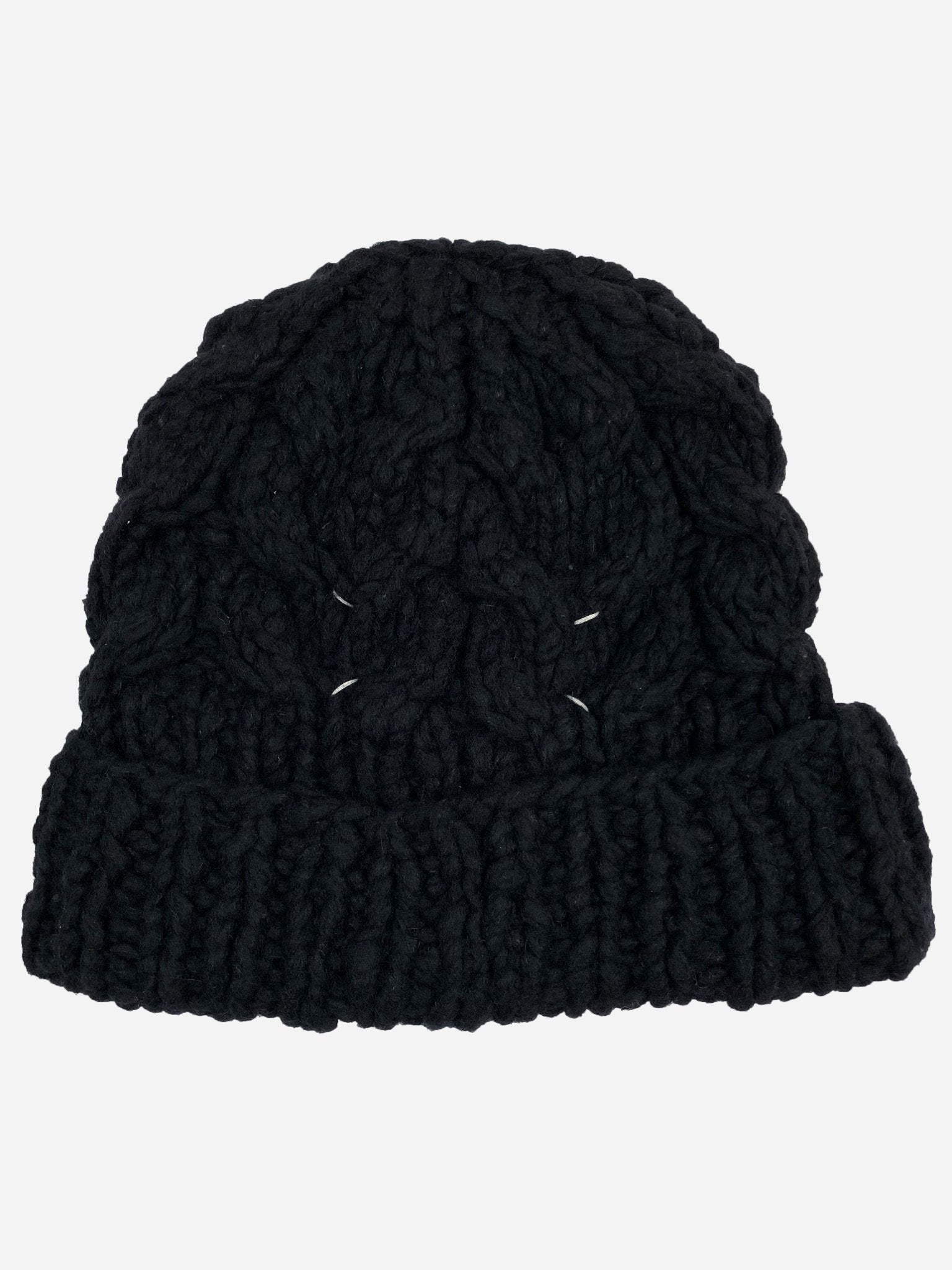 MAISON MARTIN MARGIELA A/W '11 KNITTED WOOL BEANIE. - SEVENUES.