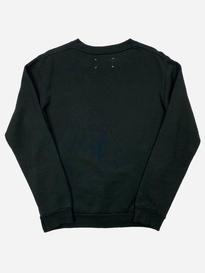 MAISON MARTIN MARGIELA BROKEN VINYL RECORD CREWNECK SWEATSHIRT. (M) - SEVENUES.