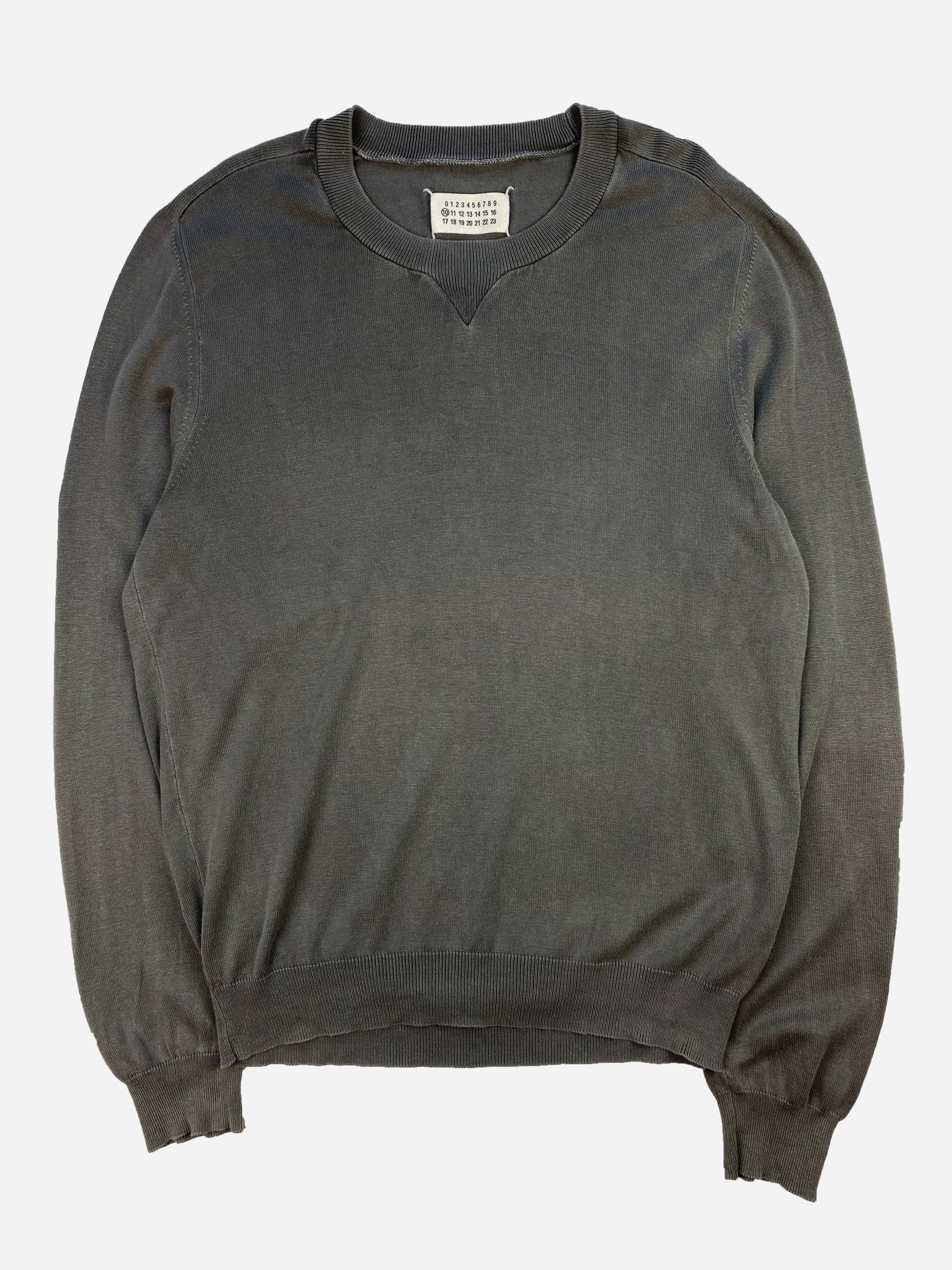 MAISON MARTIN MARGIELA S/S 2009 RIBBED SWEATSHIRT. (L) - SEVENUES.