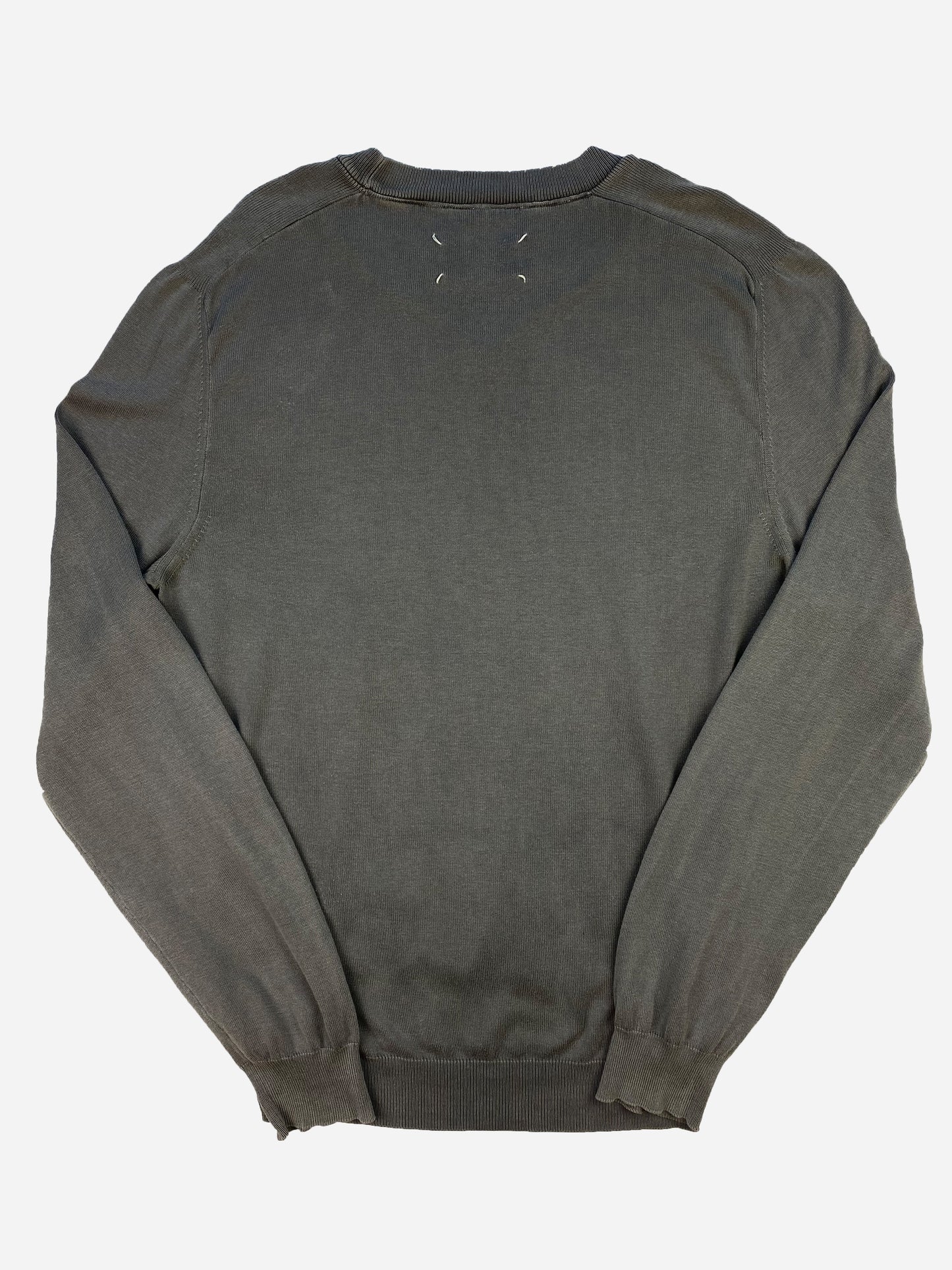 MAISON MARTIN MARGIELA S/S 2009 RIBBED SWEATSHIRT. (L)