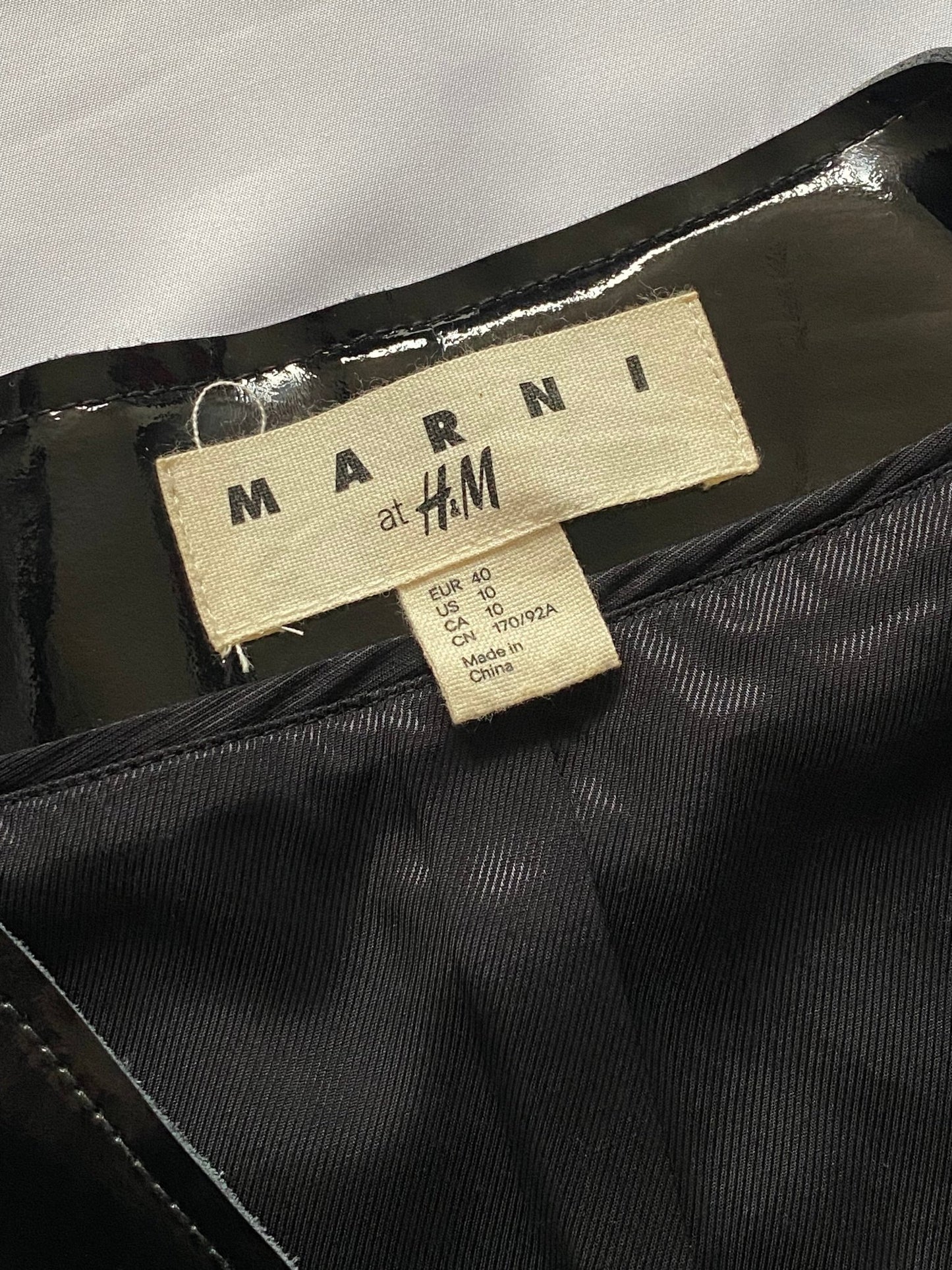 MARNI AT H&M S/S 2012 FAUX - LEATHER JACKET. (40 / L) - SEVENUES.