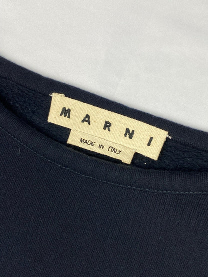 MARNI A/W '18 CREWNECK SWEATSHIRT WITH STRIPE DETAILING. (48 / M) - SEVENUES.