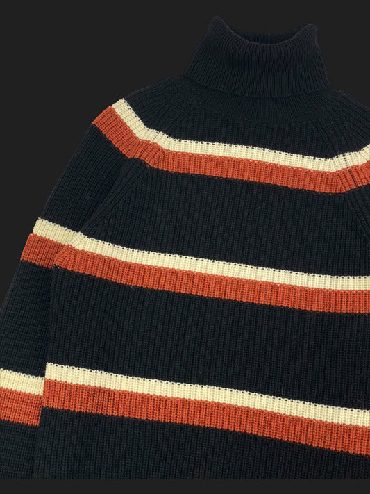 MARNI F/W 2021 STRIPED KNIT TURTLENECK JUMPER. (40 / M) - SEVENUES.