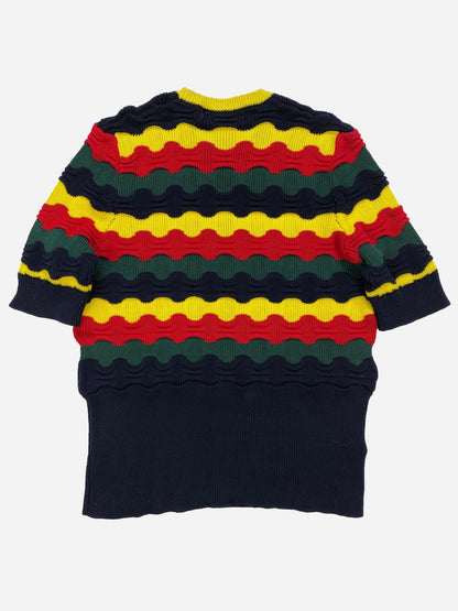 MARNI S/S 2017 MULTICOLOR SHORT - SLEEVE KNITWEAR JUMPER. (42 / M) - SEVENUES.