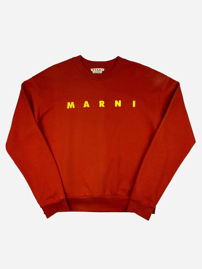 MARNI S/S 2021 SPELLOUT CREWNECK SWEATER. (48 / M) - SEVENUES.