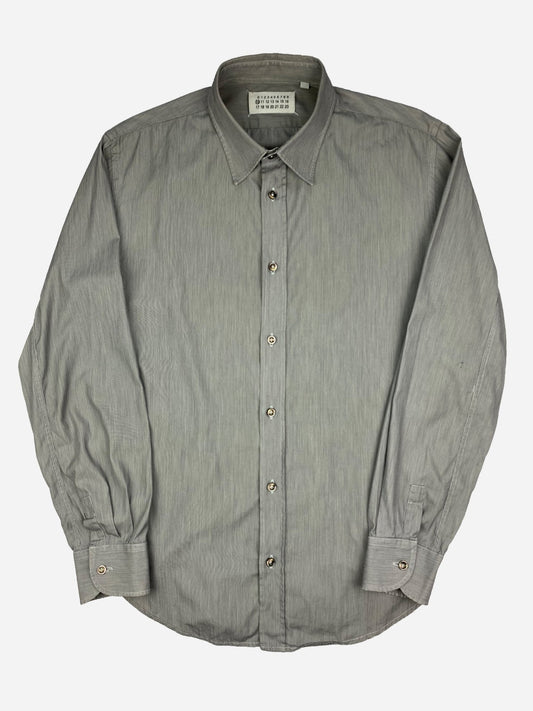 MARTIN MARGIELA F/W 2004 DARTED BUTTON - UP SHIRT. (IV / L) - SEVENUES.