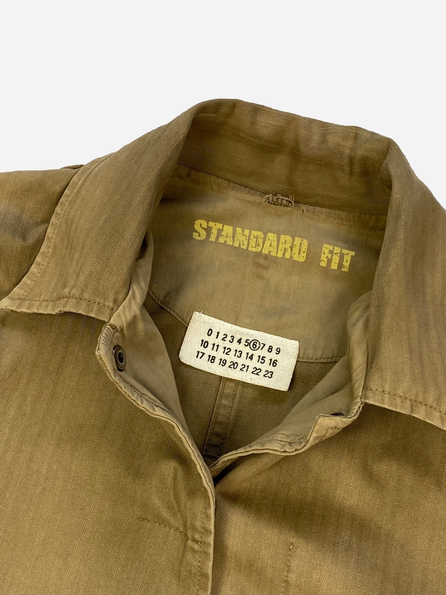 MARTIN MARGIELA 'STANDARD FIT' MILITARY PARKA JACKET. (42 / L) - SEVENUES.