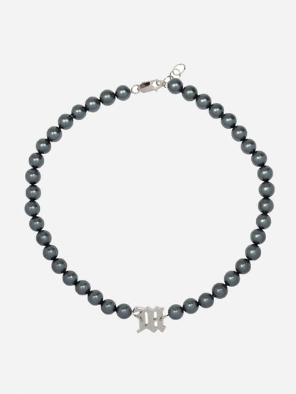 MISBHV PEARL CHOKER NECKLACE GREY. - SEVENUES.