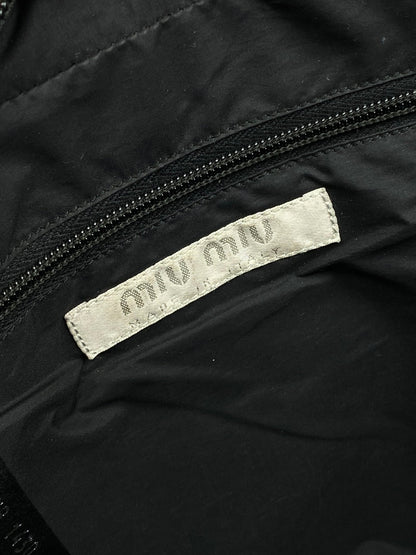 MIU MIU 2000's LEATHER MESSENGER SLINGBAG. - SEVENUES.