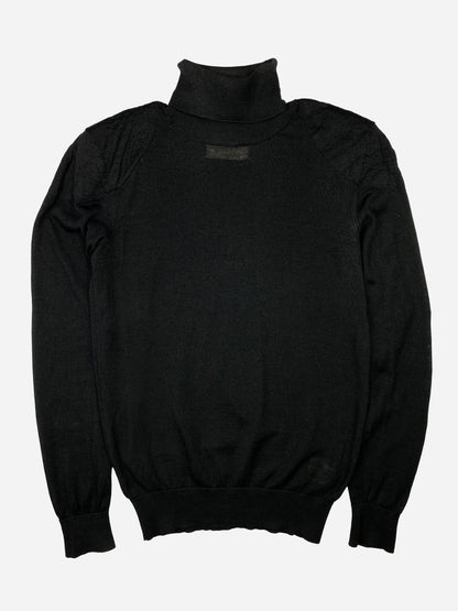 MAISON MARTIN MARGIELA F/W 2007 PADDED SHOULDERS KNIT TURTLENECK. (L)